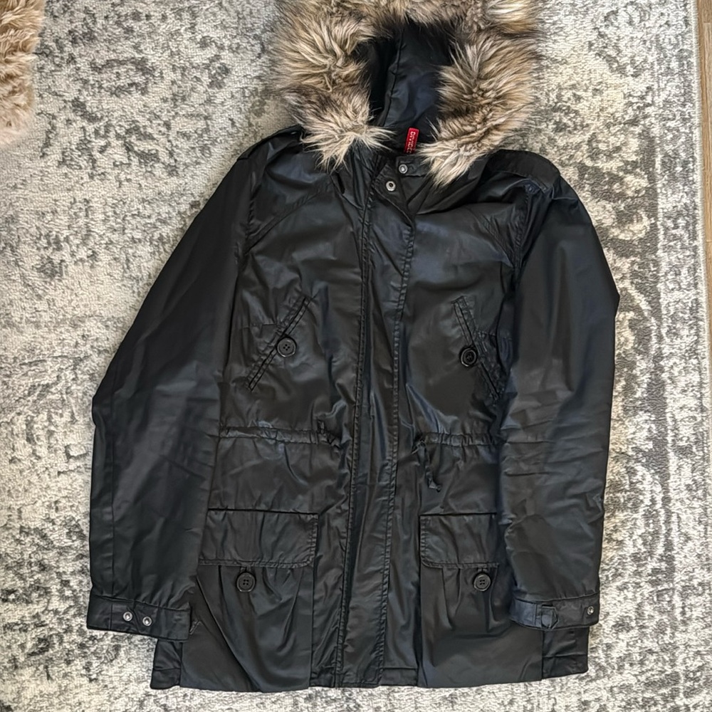 H&M Women’s Outdoor Jacket with fur hood - 12